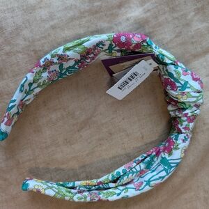 Floral Headband - Pink and Green